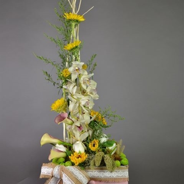 Caja de madera gde con centro variado. - Imagen 1