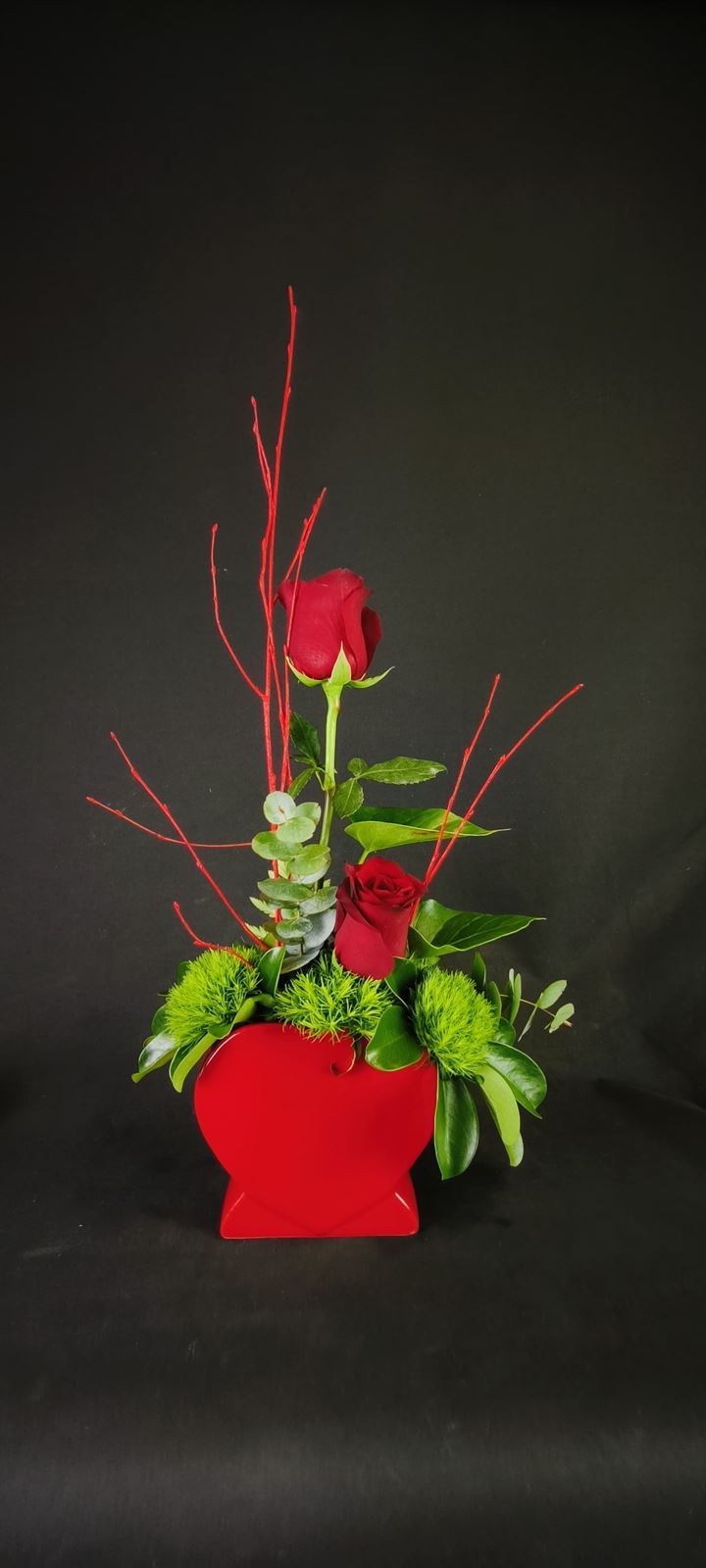 Composición dos rosas. - Imagen 1