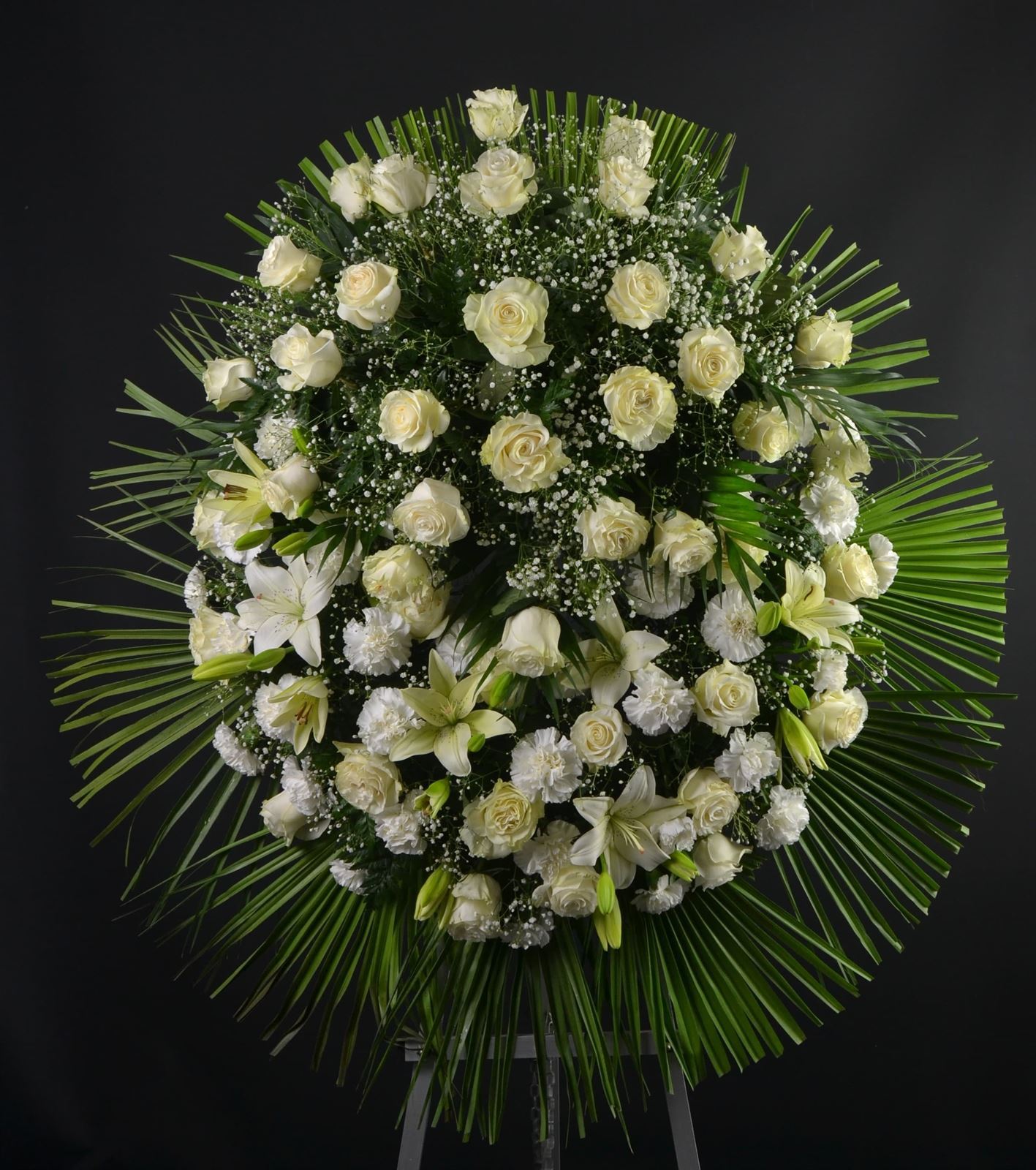 Corona aro variado cabezal de rosas. Ref. 22 - Imagen 1