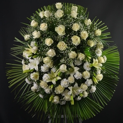 Corona aro variado cabezal de rosas. Ref. 22 - Imagen 1