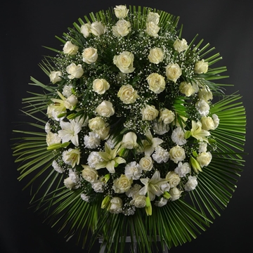 Corona aro variado cabezal de rosas. Ref. 22 - Imagen 1