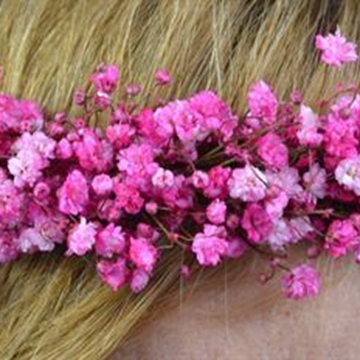 Corona de pani rosa. - Imagen 2