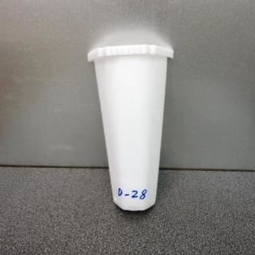 Jardinera cementerio plastica D28 bl. - Imagen 1