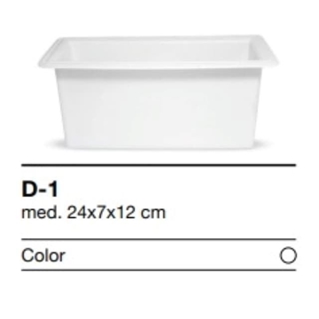 Jardinera para flores D01 rectangular. - Imagen 2