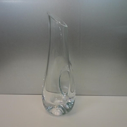 Jarrón de cristal diseño jarra. - Imagen 1