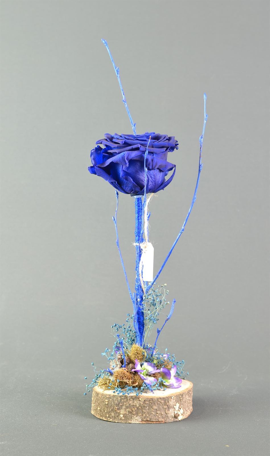 Rosa eterna azul. - Imagen 1