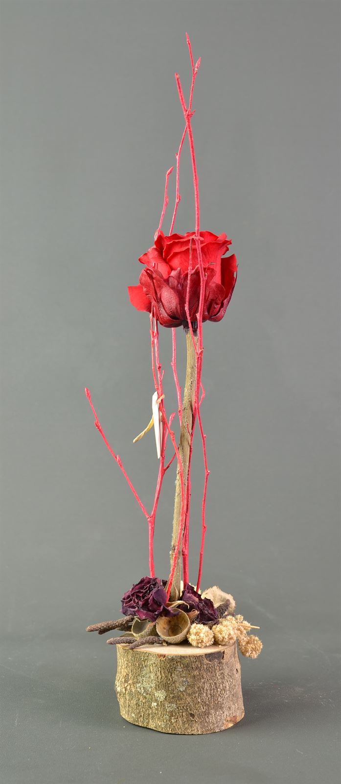 Rosa eterna roja. - Imagen 1